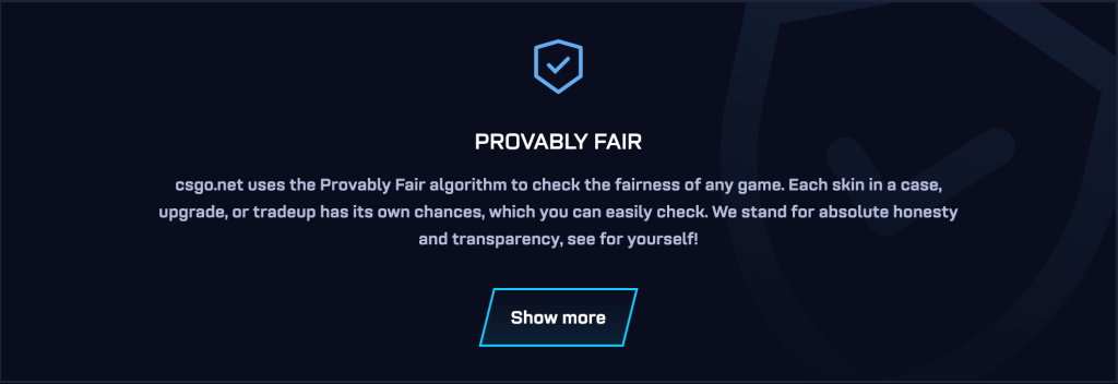 Provably Fair